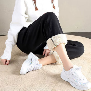 Winter Thermal Lambswool Warm Casual Pants