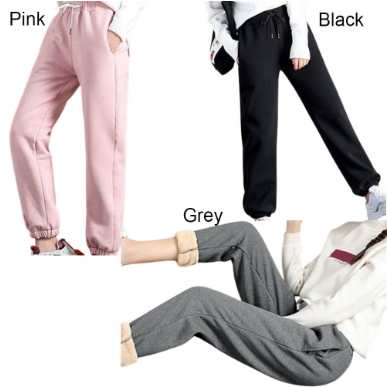 Winter Thermal Lambswool Warm Casual Pants