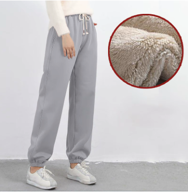 Winter Thermal Lambswool Warm Casual Pants