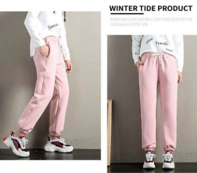 Winter Thermal Lambswool Warm Casual Pants